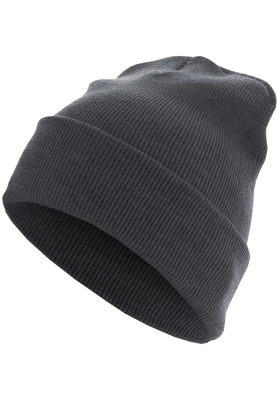 Beanie Basic Flap Long Version black one size