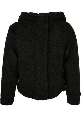 Girls Short Sherpa Jacket black 110/116