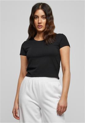 Ladies Stretch Jersey Cropped Tee black L