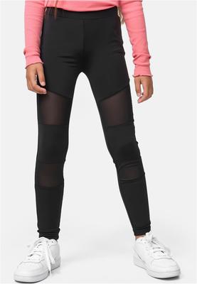 Girls Tech Mesh Leggings black 110/116