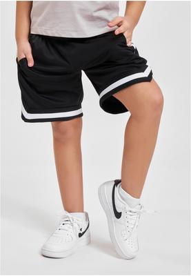 Boys Stripes Mesh Shorts black 110/116