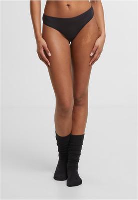 Ladies Bamboo Tanga 5-Pack black+black+black+black+black L