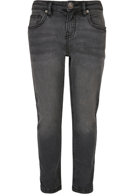 Boys Stretch Denim Pants black washed 110/116
