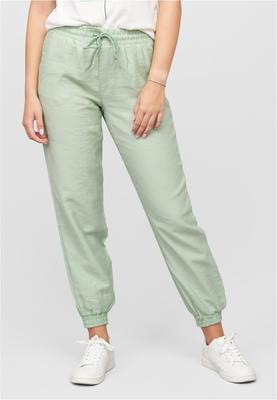 Stoffhose mit 2-Pockets und Tunnelzug green L