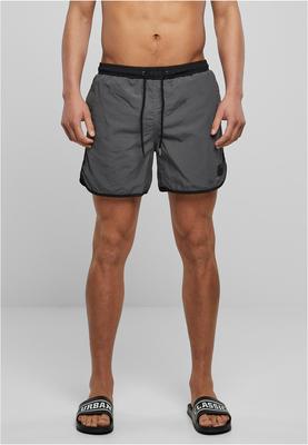 Retro Swimshorts blk/wht 3XL