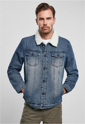 Sherpa Demin Jacket denimblue/wht 3XL