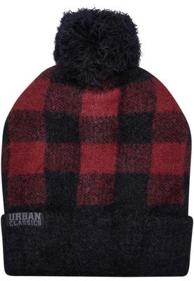Pom Beanie black/red one size