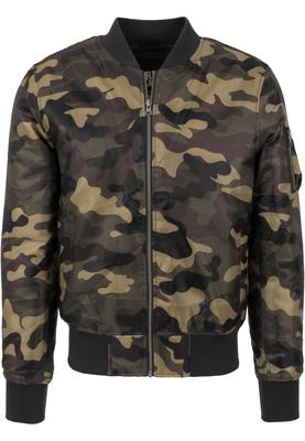 Camo Basic Bomber Jacket wood camo L