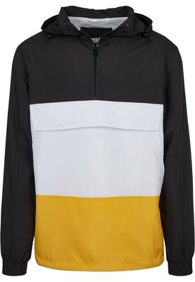 Color Block Pullover navy/fire red/white L