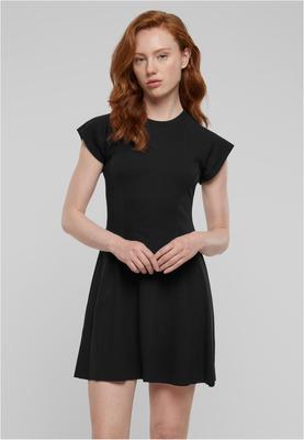 Ladies Skater Rib Dress black 3XL