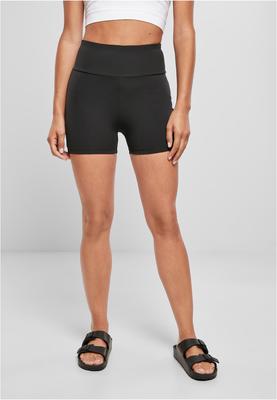 Ladies High Waist Short Cycle Hot Pants black 3XL