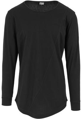 Long Shaped Fashion L/S Tee black L