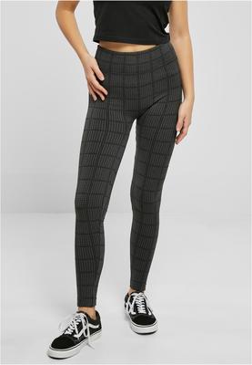 Ladies Seamless Heritage Leggings blackhoundstooth L/XL
