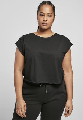Ladies Organic Short Tee  black 3XL