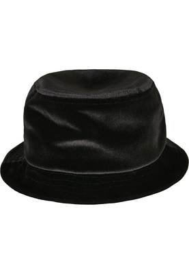 Velvet Bucket Hat black one size