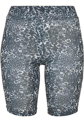 Ladies AOP Cycle Shorts black/white 3XL