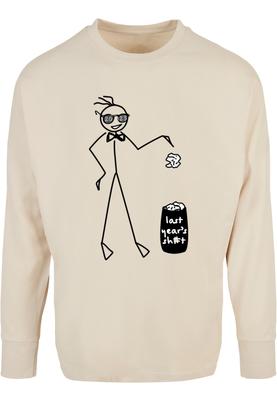 Last Year Oversized Longsleeve sand 5XL