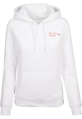 La Vie En Rose Hoody  white L