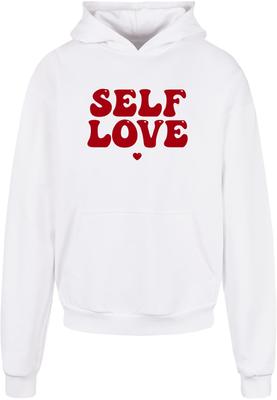 Wording - Self Love Heavy Hoody white 3XL