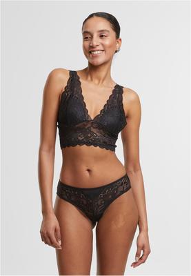 Ladies Allover Lace Bra Padded black L