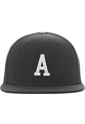 Letter Snapback A blk/L