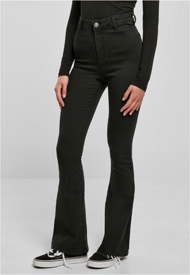 Ladies Super Stretch Bootcut Denim Pants black stone washed 26