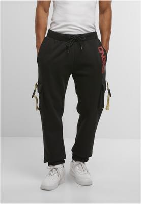 Dangerous DNGRS Loud Jogginghosen black/red L
