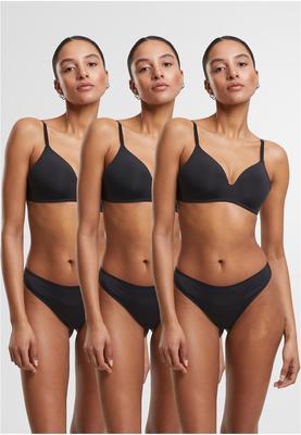 Ladies Bonded Tanga 3- Pack white+white+white L