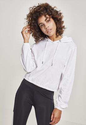 Ladies Heavy Jersey Batwing Hoody black L