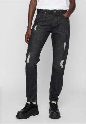 Ladies Boyfriend Denim Pants black washed 26