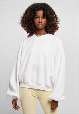 Ladies Oversized Triangle Crew Neck black M/L