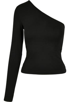 Ladies Asymmetric Longsleeve black L