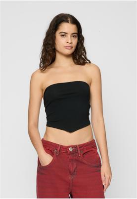 Ladies Knotted Bandeau Top 2-Pack white+black L