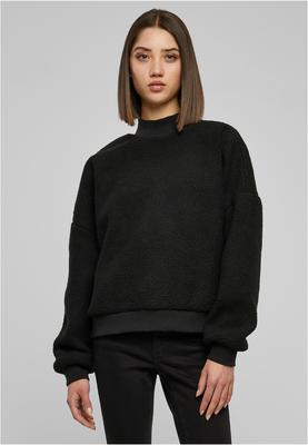 Ladies Sherpa Crewneck black L
