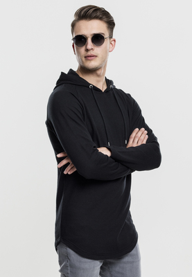Long Shaped Terry Hoody black L