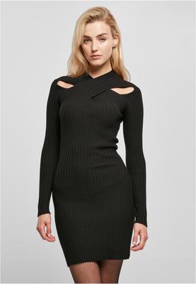 Ladies Crossed Rib Knit Dress unionbeige M