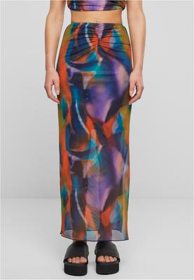 Ladies AOP Mesh Tube Skirt multicolorreflection L