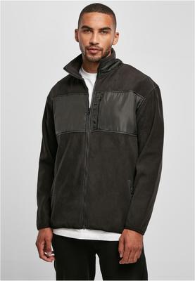 Patched Micro Fleece Jacket wolfgrey 4XL