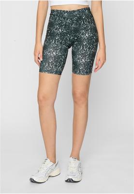 Ladies AOP Cycle Shorts 2-Pack black/white+black 3XL