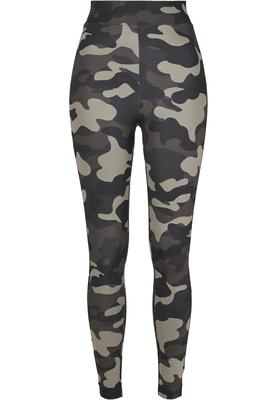 Ladies High Waist Camo Tech Leggings dark camo 4XL