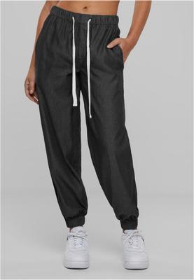 Ladies Light Denim Jogpants black 3XL