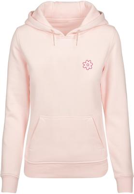 Ladies Flower Hoody pink 3XL