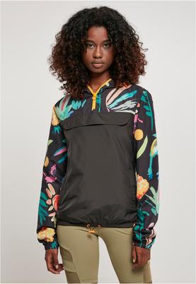 Ladies Mixed Pull Over Jacket blackfruity 3XL