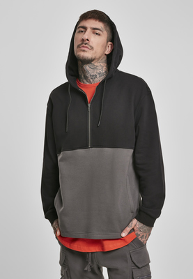Relaxed Half Zip Hoodie darkshadow L