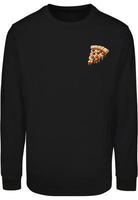 Pizza Comic Longsleeve With Cuffrib white L