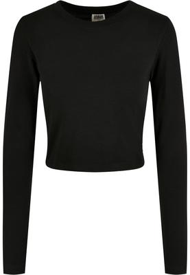 Ladies Organic Cropped Longsleeve black 3XL