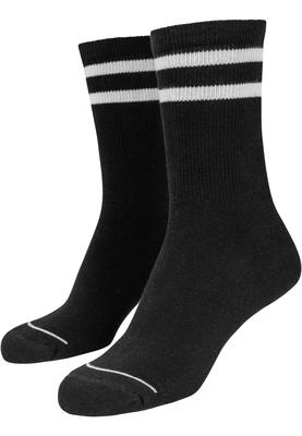 2-Tone College Socks 2-Pack black/white 43-46