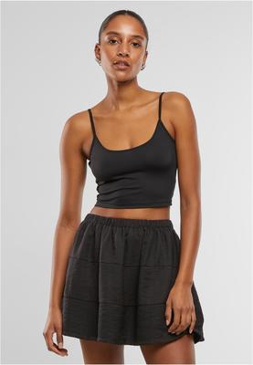 Ladies Basic Top Low Back Neckline black 3XL