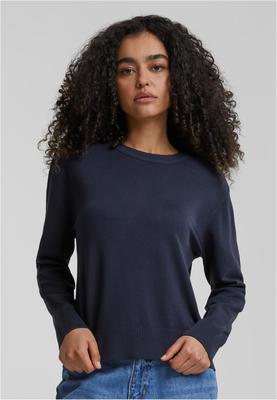 Ladies Knitted Roundneck Sweater black 3XL