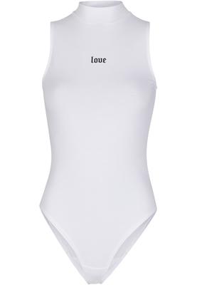 Love Ladies Sleeveless Turtleneck Body white 3XL